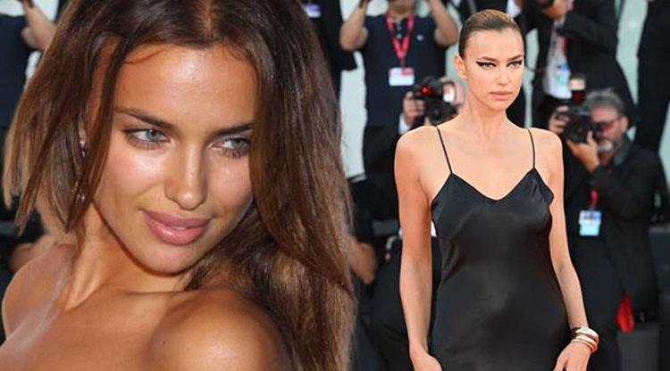 Eski sevgilisiyle tatile çıkan Irina Shayk kayalıklarda üstsüz poz verdi
