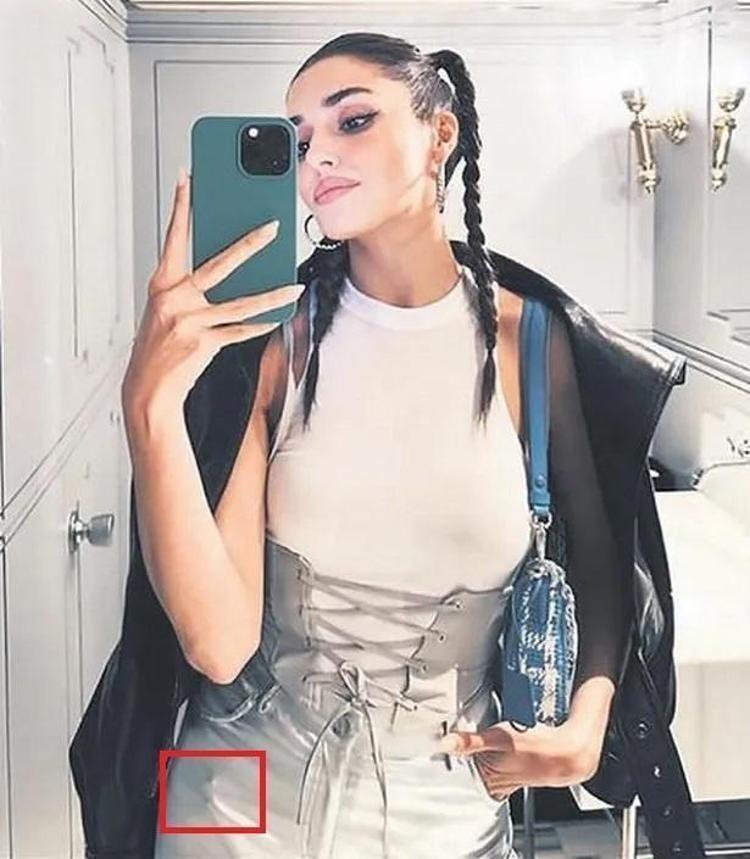 Hande Erçel dizi setinde sınava girdi