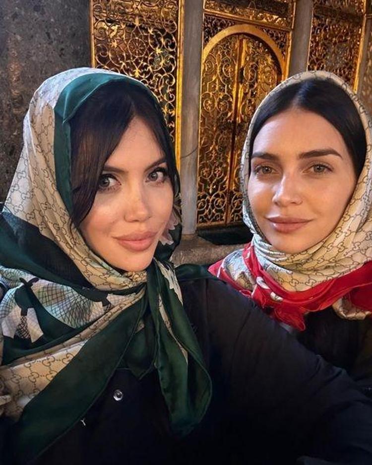 Wanda Nara kız kardeşiyle Ayasofya'da - Magazin Haberleri