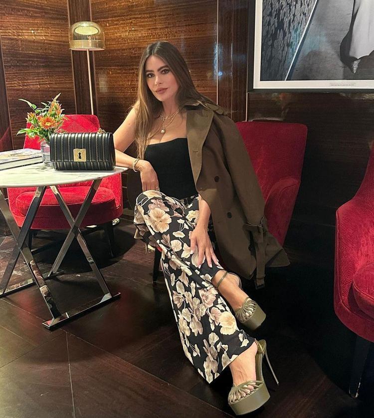 Boşanma aşamasındaki Sofia Vergara küvette poz verdi Kaşları olay oldu