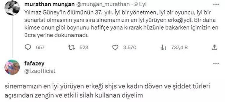 Yılmaz Güney kavgası Ünlü isimden kırmızı çizgi çıkışı: Kimsenin haddi değil
