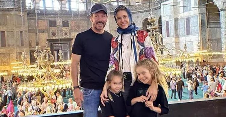 Diego Simeone ve ailesi İstanbul turu yaptı