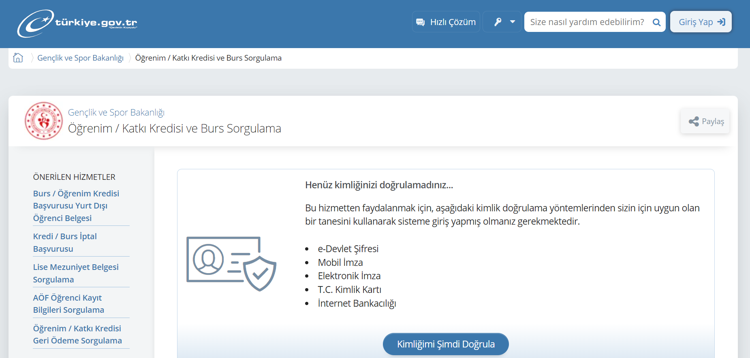 KYK BURS SONUÇLARI NEREDEN VE NASIL SORGULANIR