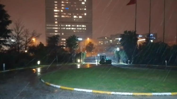 İSTANBULDA KAR YAĞIŞI