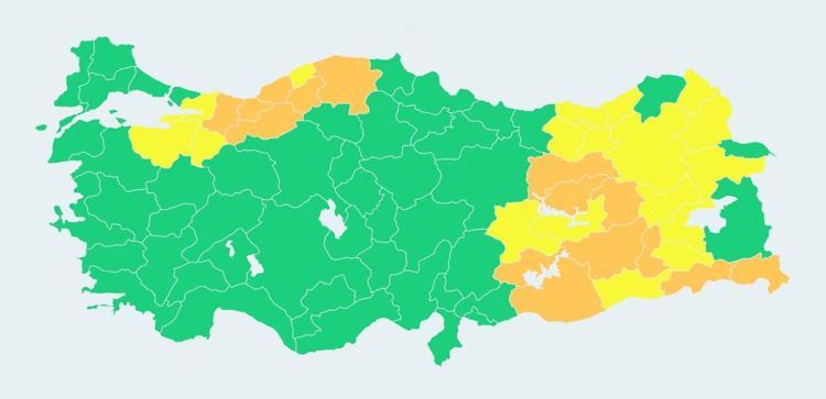 PAZARTESİ GÜNÜNE DİKKAT: 31 İL UYARILDI
