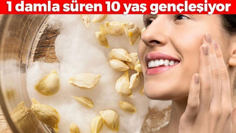Gece 1 damla süren sabah 10 yaş gençleşiyor Derin kırışıklıkları yok eden yöntem