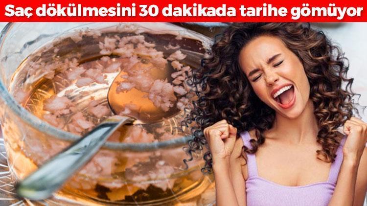 Saç dökülmesini 30 dakikada tarihe gömüyor Köklere değdiği anda saç fışkırtıyor, 1 kez sürmek bile etkili