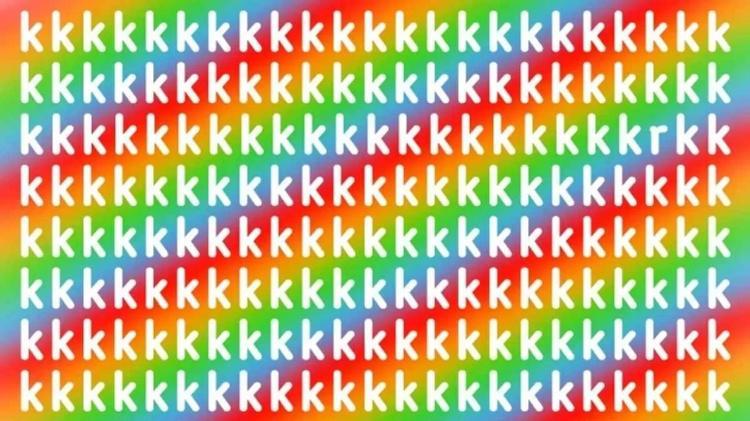Farklı harf nerede Sadece yüksek zekalılar 9 saniyede bulabiliyor