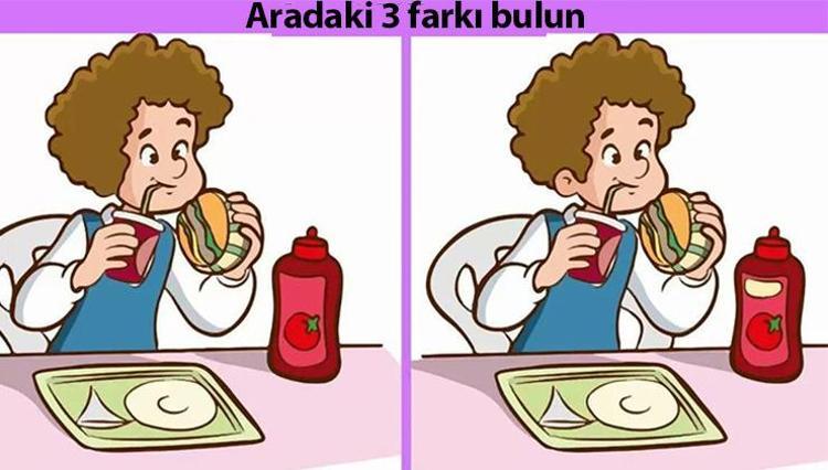 Aradaki 3 farkı 8 saniyede bulabilir misiniz Bunu sadece dâhiler yapabiliyor