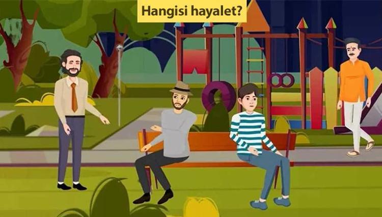 Hangisi hayalet Sadece bir dahi parktaki hayaleti 5 saniyede bulabilir