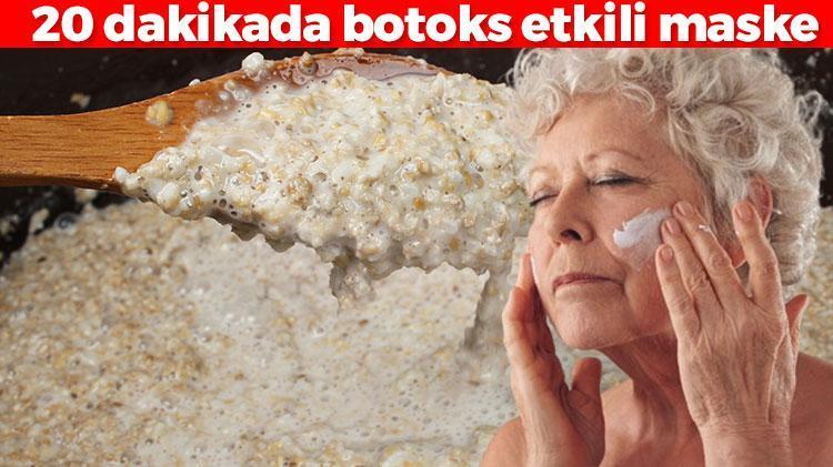 20 dakikada botoks etkili maske Yüzü gerim gerim geriyor: Kaybolan yıllarınızı geri veren tarif