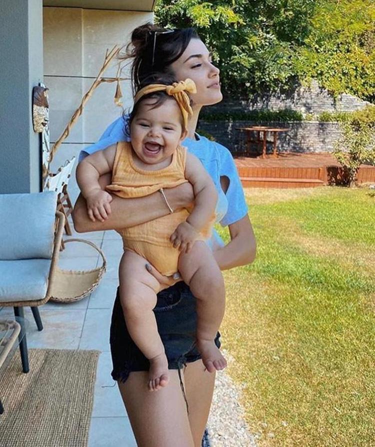 Gamze Erçelin kızı Mavi kanseri yendi Ne zor günlerdi diyerek müjdeli haberi duyurdu