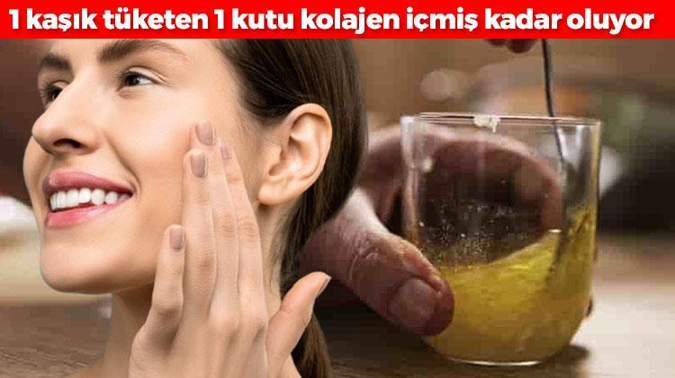 1 kaşık tüketen 1 kutu kolajen içmiş kadar oluyor Takviye ürünlere para saçmayın: 20 yaş birden gençleştiren tek besin
