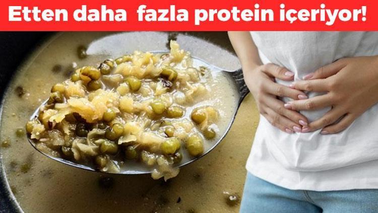 Etten daha fazla protein içeriyor Bağırsakları motor gibi çalıştırıyor, karaciğeri besliyor