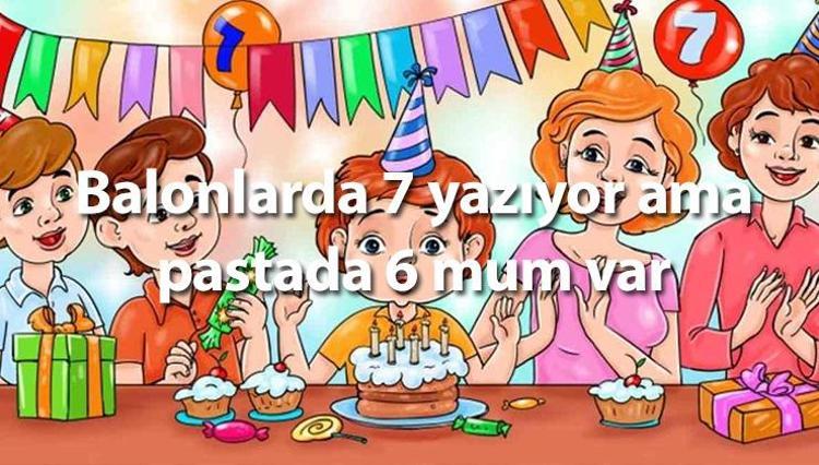 Bu doğum günü partisinde neyin yanlış olduğunu 8 saniyede anlayabilir misiniz