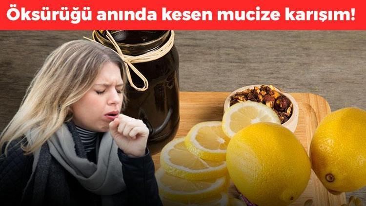 İnatçı öksürüğü anında bitiren kür: 1 kaşığa 1 damla limon suyu karıştırmak yetiyor Yiyen 30 yıl öksürmüyor