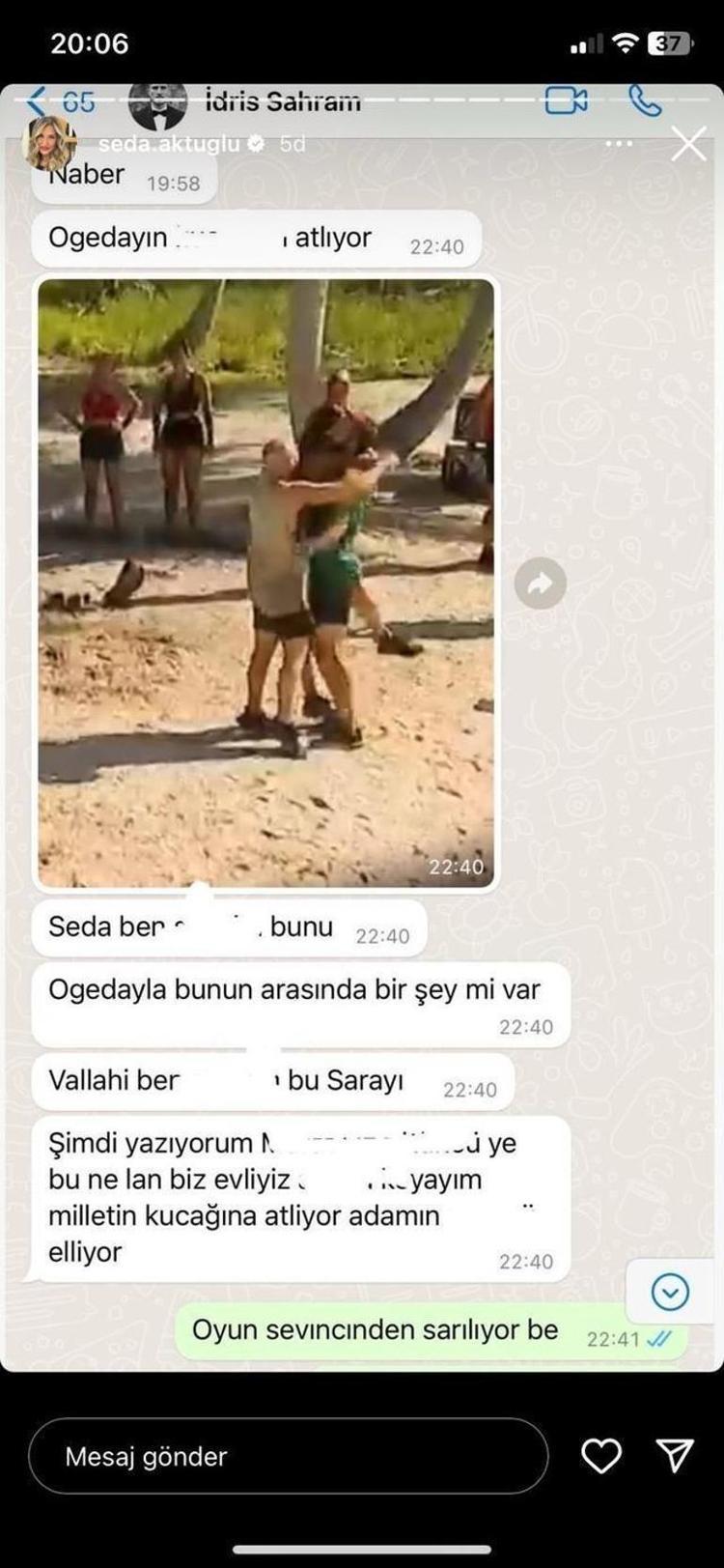 Sahra Işık’ın Survivor’ı neden terk ettiğini açıkladı Seda Aktuğlu küfürlü mesajları paylaştı