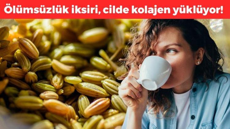 Her derde deva ölümsüzlük iksiri Bardak bardak için: Cilde kolajen yükleyip metabolizma hızını yüzde 100e çıkartıyor, bağırsakları boşaltıyor