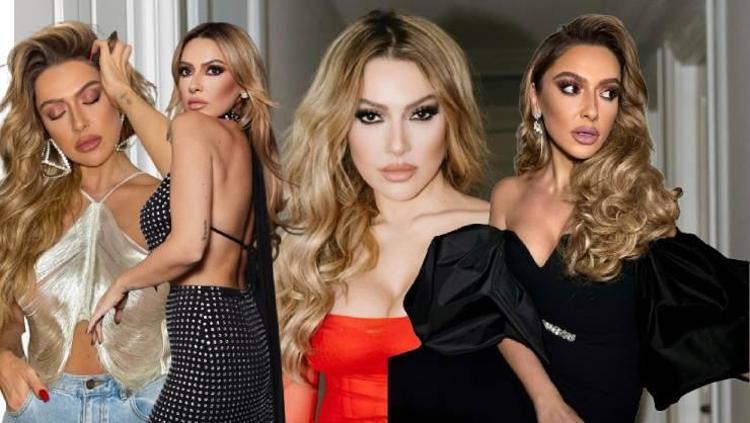 Sahnede rüzgar gibi esti Ünlü şarkıcı Hadise iddialı elbiseyle hayranlarını mest etti