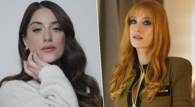 Hazal Kayanın yeni imajı dikkat çekti