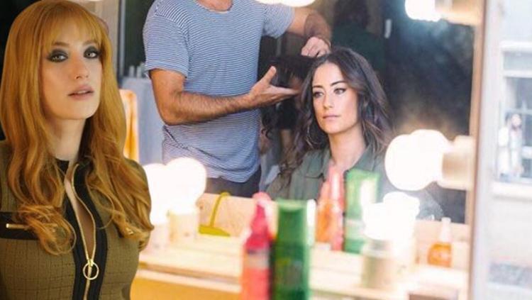 Hazal Kayanın yeni imajı dikkat çekti