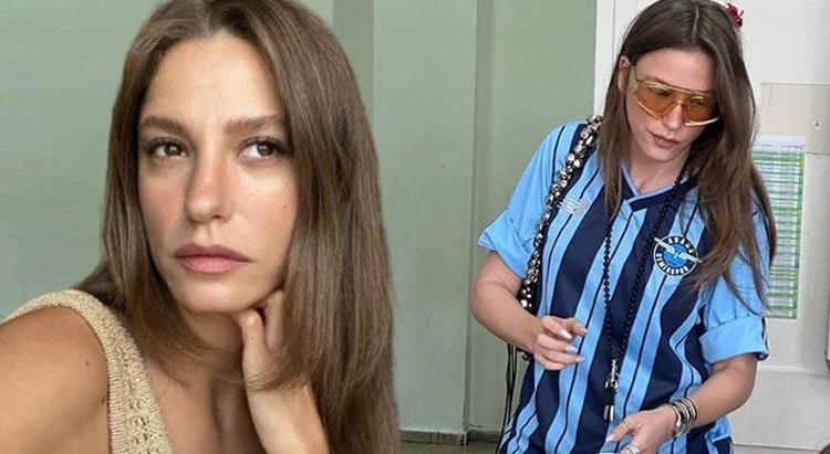 Serenay Sarıkayanın oy kullanma kombini gündem oldu Saatinin fiyatı dudak uçuklattı