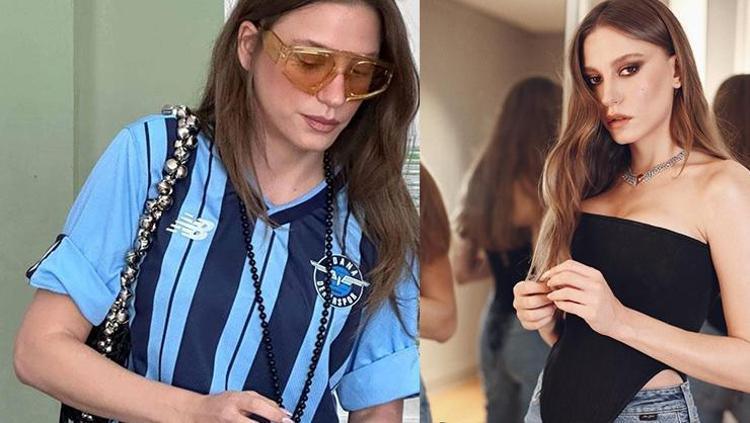 Serenay Sarıkayanın oy kullanma kombini gündem oldu Saatinin fiyatı dudak uçuklattı