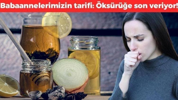 Babaannelerimizin yaptığı doğal öksürük şurubu tarifi: 1 kaşık içince bile göğsü pamuk gibi yapıyor, ciğerleri yeniliyor