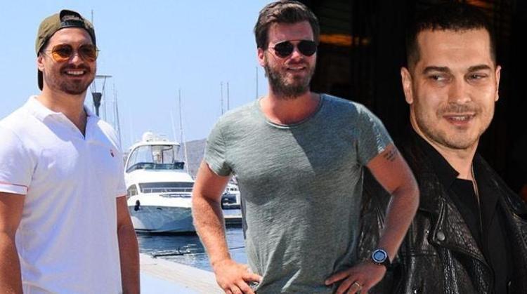 Kıvanç Tatlıtuğ ile Kenan İmirzalıoğlu yan yana Sinem Kobal paylaştı
