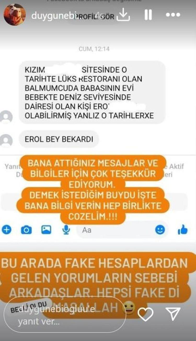 4 kardeşinde nüfusta baba adı Erol yazıyordu Duygu Nebioğluna gelen mesaj kafa karıştırdı