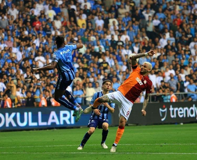 Adana Demirspor - Galatasaray maçında rekor üstüne rekor  Lider Aslan 3 puanı 3 golle aldı: 0-3