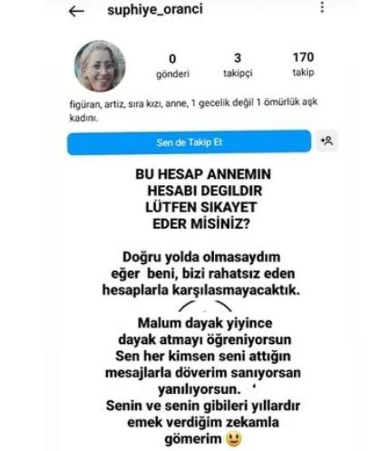 Suphiye Orancı adlı hesaptan şoke eden mesaj Duygu Nebioğlu tek tek ifşaladı