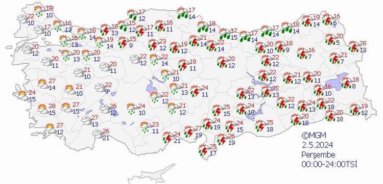 Yağmurlar ne zaman bitecek, hava ne zaman ısınacak Meteoroloji Genel Müdürlüğü 5 günlük hava durumu raporu