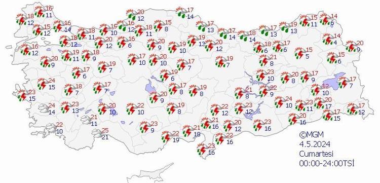 Yağmurlar ne zaman bitecek, hava ne zaman ısınacak Meteoroloji Genel Müdürlüğü 5 günlük hava durumu raporu