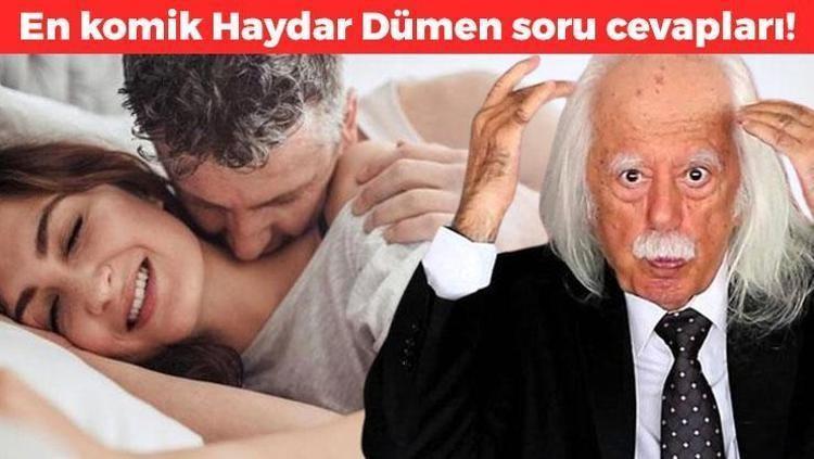 Kahkahalara boğan Haydar Dümen soru-cevapları İşte unutulmayacak 11 yanıtıyla Haydar Dümen best of