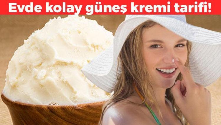 Binlerce lira harcamaya gerek yok Evde doğal güneş kremi yapımı: Lekeleri, çilleri ve tüm izleri silip atıyor