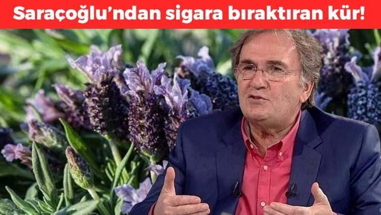 İbrahim Saraçoğlundan sigara bıraktıran tarif Yudum yudum içince nikotin isteğini baskılıyor, solunum yollarını tertemiz yapıyor