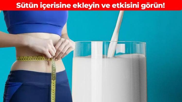 Sütün içerisine ekleyip bardak bardak için Vücutta yağdan eser bırakmıyor: Metabolizmayı ışık hızında çalıştırıyor