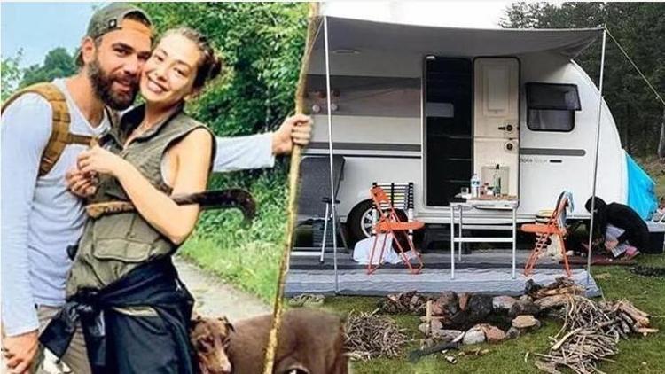 Ünlü isim tercihini karavan tatilinden yana kullandı