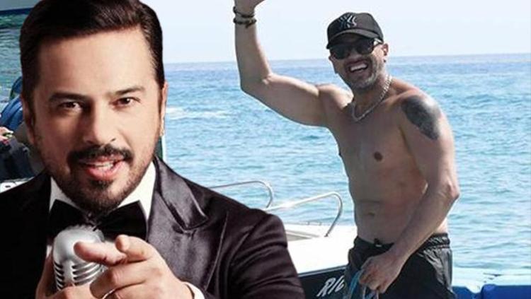 Emre Altuğ, çocukları Kuzey ve Uzay ile su sporları yaptı