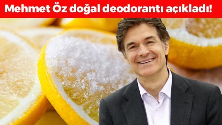 Mehmet Öz sırrını verdi: Ter kokusunu 5 dakikada kesiyor Doğal deodorant etkisi sağlıyor, bakterilerin kökünü kazıyıp buram buram temiz koku yayıyor
