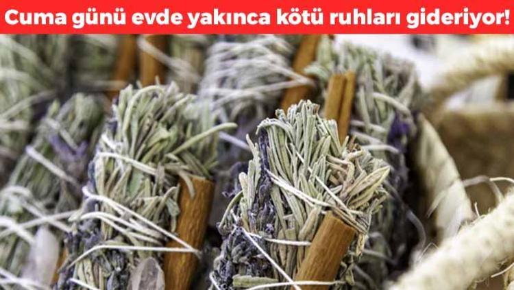 Cuma vakti evdeki kötü ruhları kovuyor 1 parça kullanın, evin içindeki kötü ruh ve enerjiden eser bırakmıyor