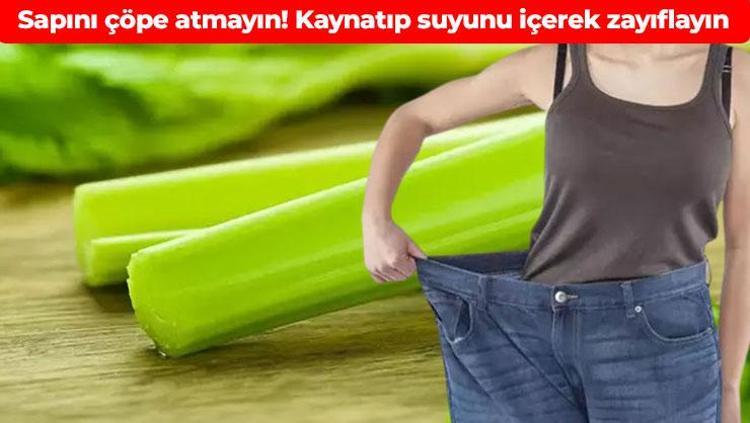 Suyunu içince fazla kilolardan kurtarıyor Meğer zayıflamanın yolu sapından geçiyormuş: 1 haftada 5 kilo verdiriyor