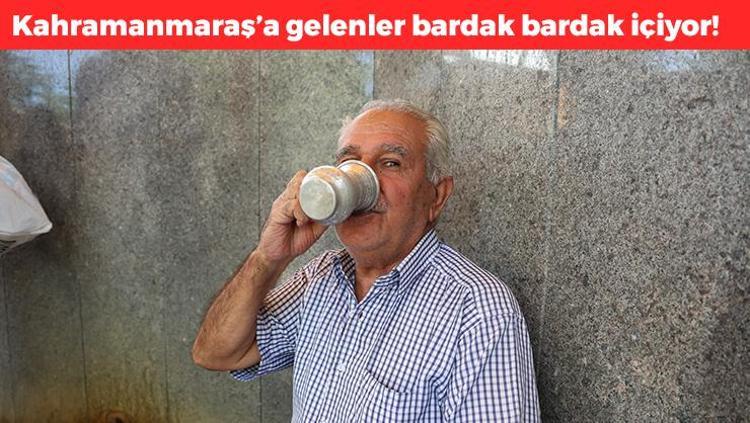 Zehir değil şifa Kahramanmaraşa gelenler bardak bardak içiyor, 3 farklı noktadan çıkıyor, bağırsak ve böbreklerdeki toksinleri atıyor