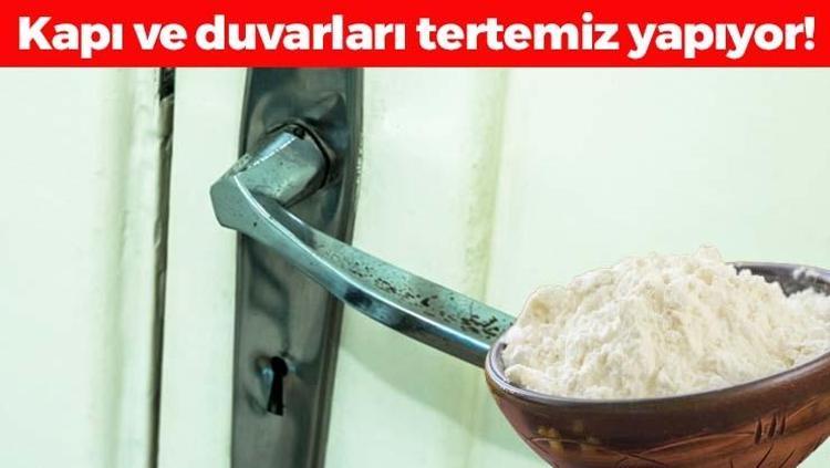 5 dakikada sararmış kapı ve duvarları bembeyaz yapıyor Yağ, kir, pislik ne varsa arındırıp parıl parıl parlatıyor