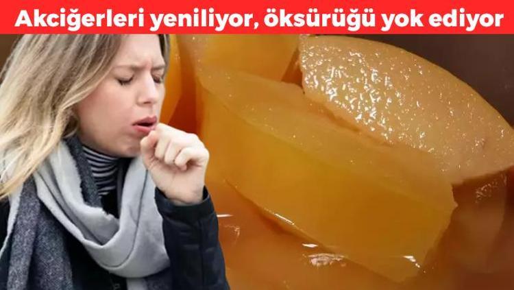 Akciğerlerinizi temizleyen mucizevi meyve Öksürüğü anında kesiyor, balgamı söküp atıyor