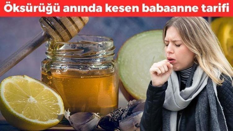 Ölüyü dirilten babaanne tarifi: 1 bardağı öksürük, balgam ve hırıltıyı bıçak gibi kesiyor Vücudu zımba gibi yapıyor