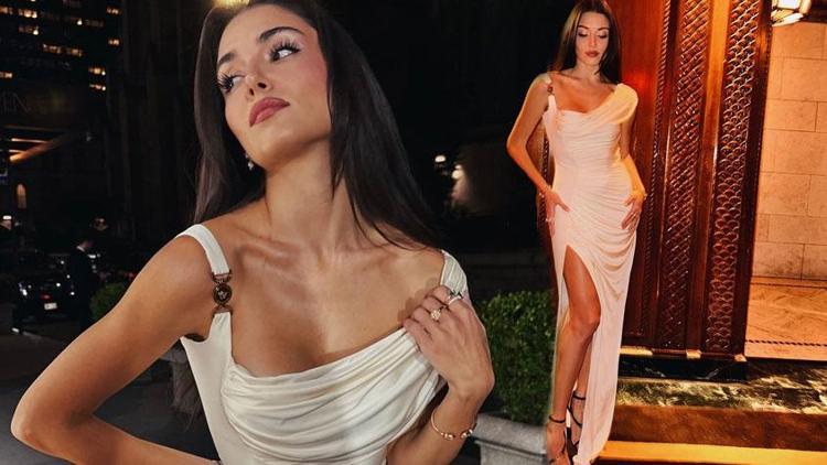 Hande Erçel güzelliğiyle büyüledi Kombin fiyatı dudak uçuklattı