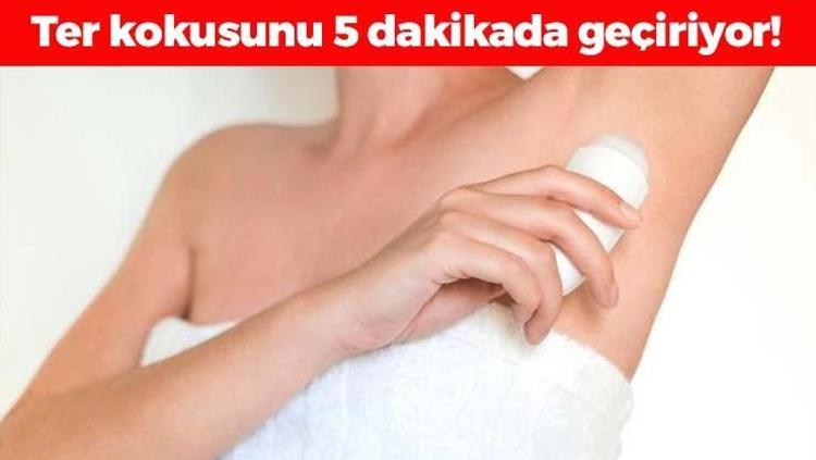 Ter kokusunu 5 dakikada yok ediyor 12 saat koku korumalı doğal deodorant, cildi de pamuk gibi yapıyor