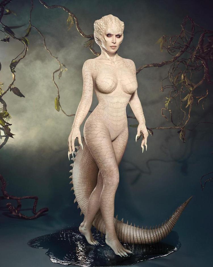 Kim Kardashianın cadılar bayramı tarzı takipçilerini şoke etti Yok artık